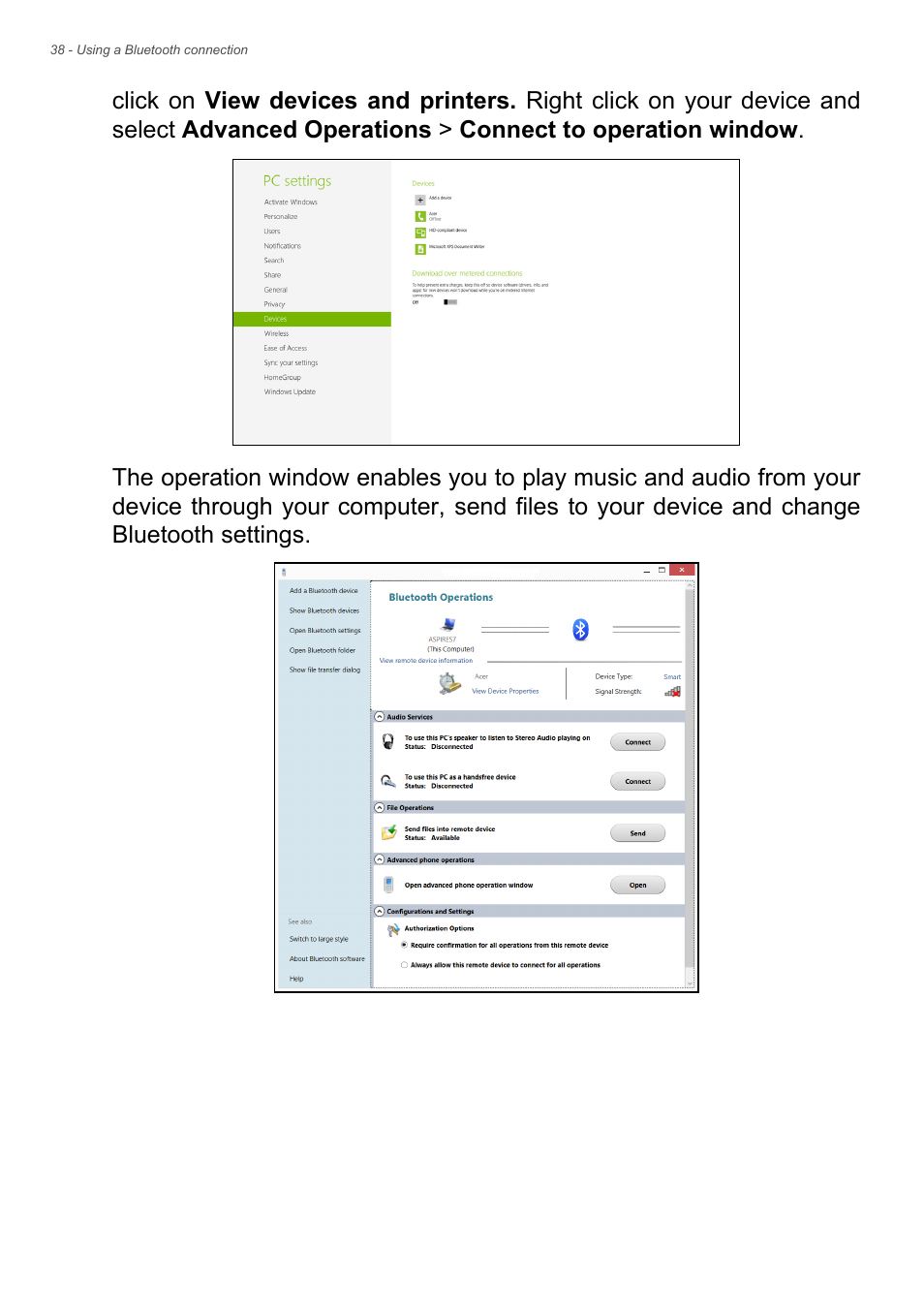 Acer Aspire S3-392 User Manual | Page 38 / 91