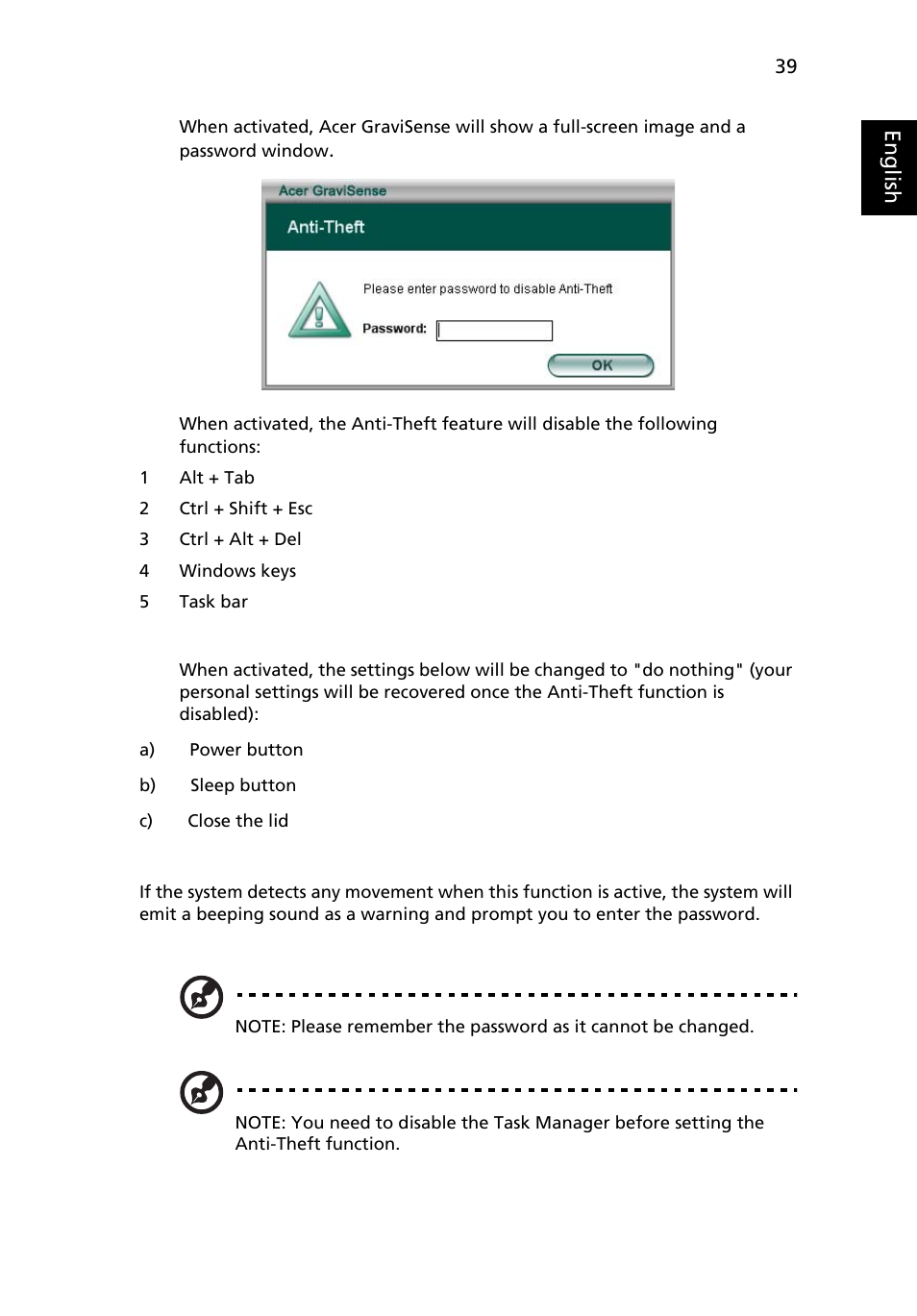 Acer TravelMate 3020 User Manual | Page 49 / 88