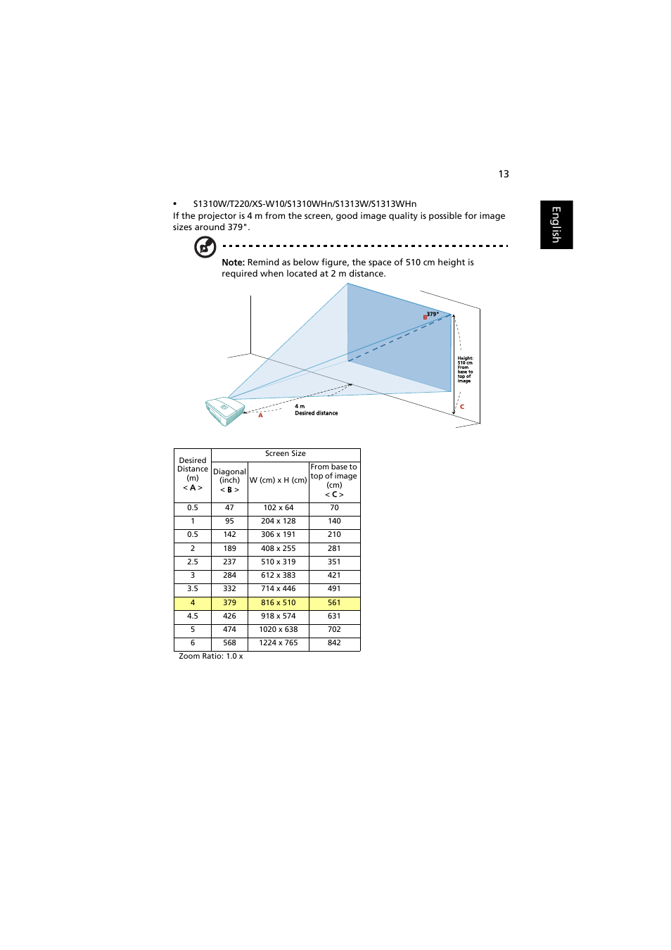 English | Acer S1210 User Manual | Page 23 / 62