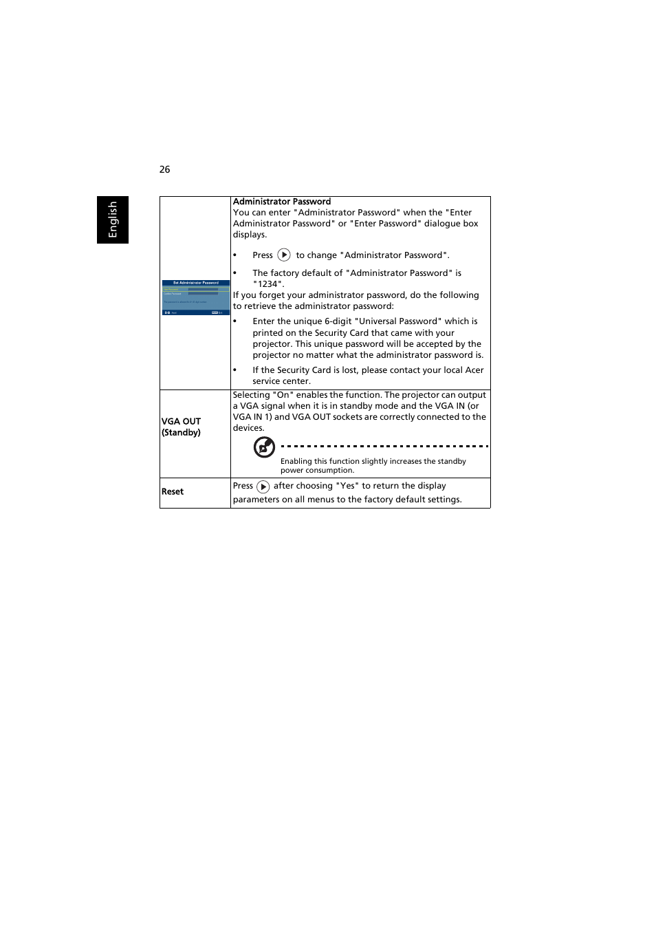 Acer S1210 User Manual | Page 36 / 62