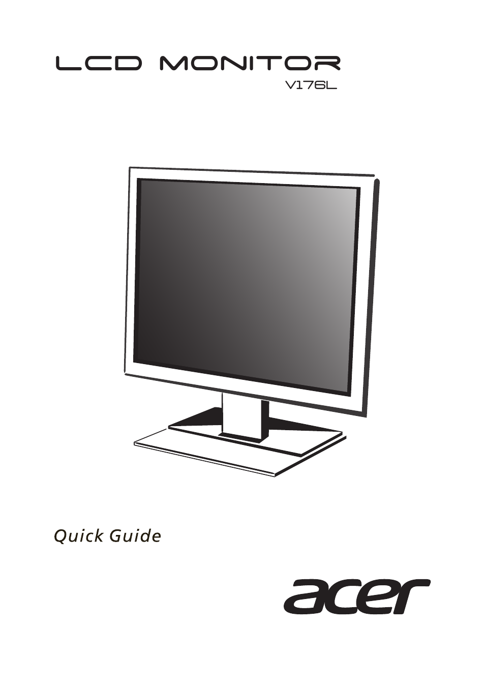 Acer V176L User Manual | 4 pages
