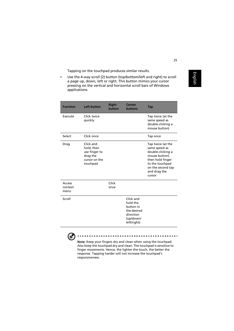 Acer TravelMate 6000 User Manual | Page 33 / 99