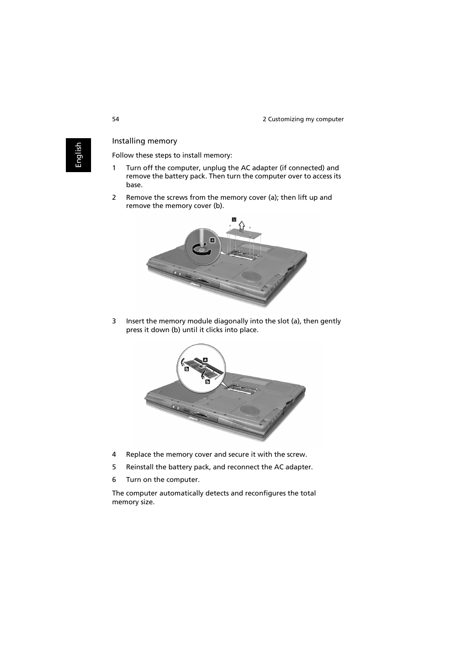 Acer TravelMate 6000 User Manual | Page 62 / 99