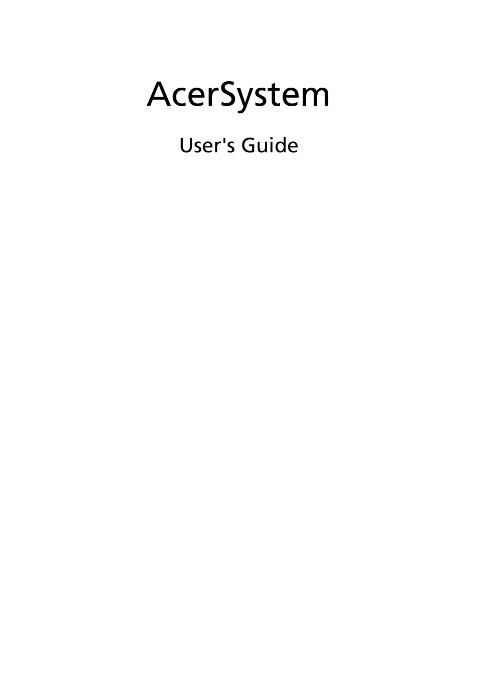 Acer Aspire M5641 User Manual | 27 pages