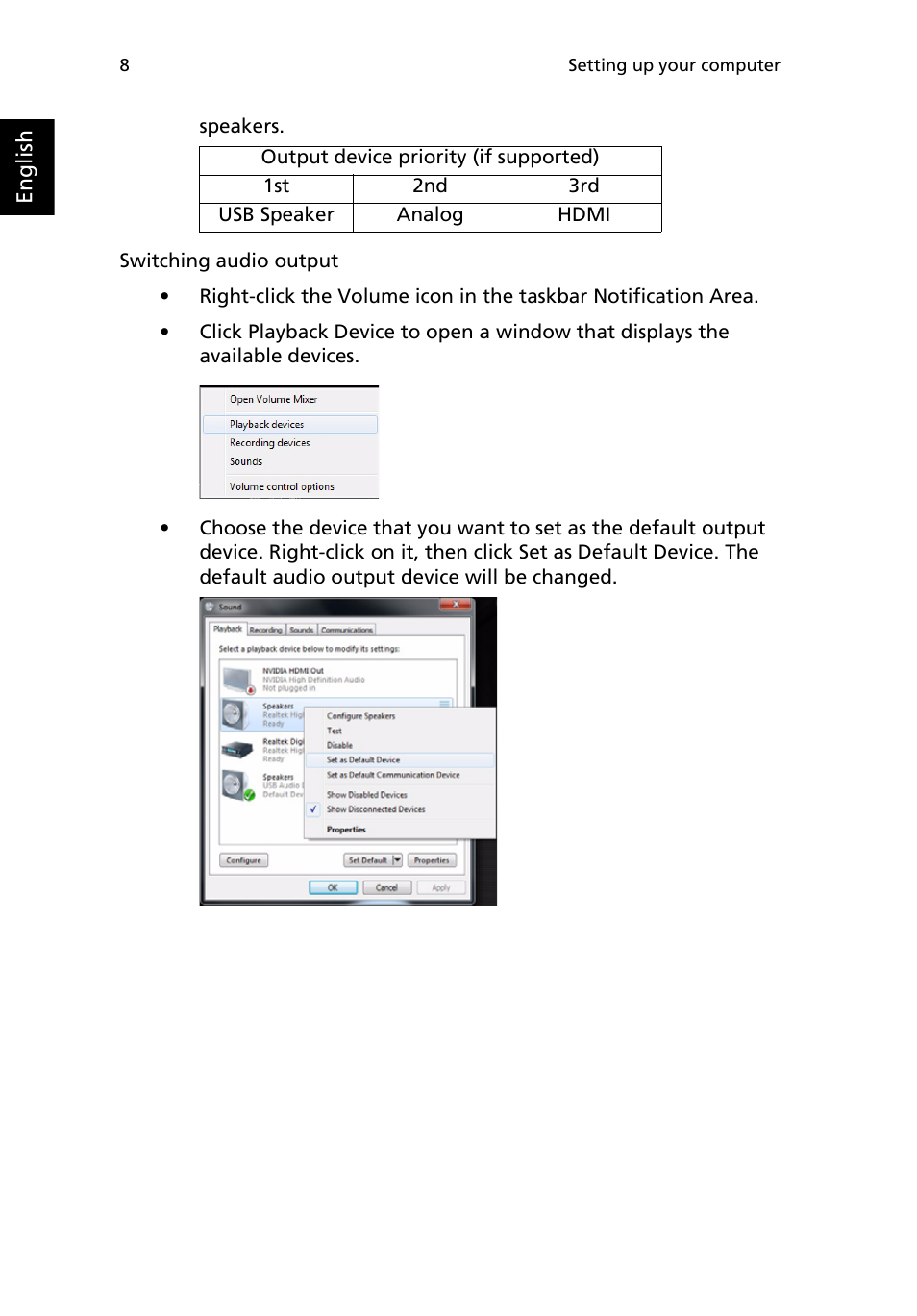 Acer RL100 User Manual | Page 18 / 32