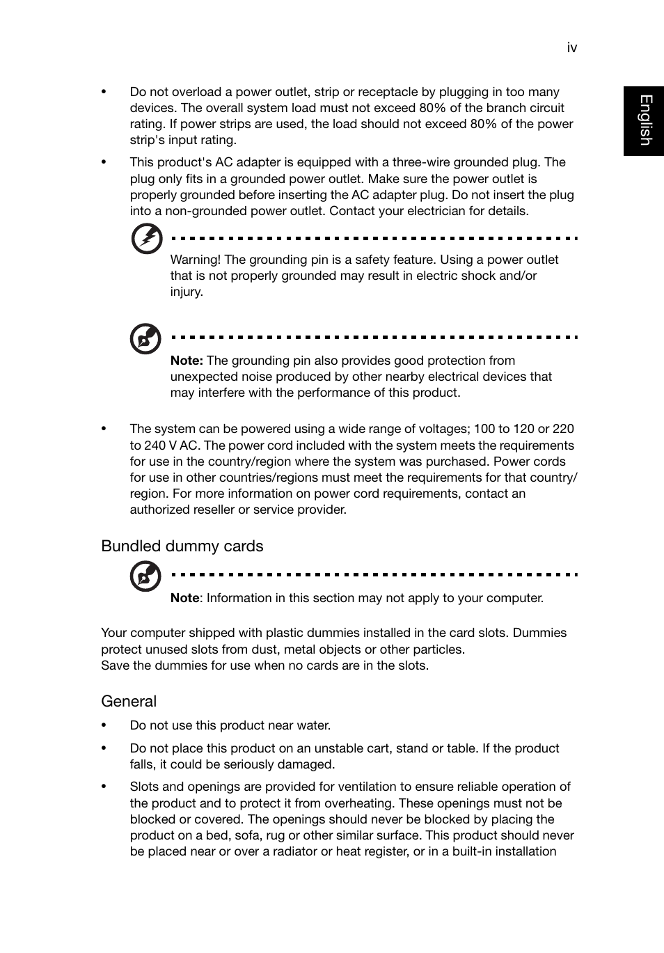 Acer TravelMate P645-V User Manual | Page 4 / 85