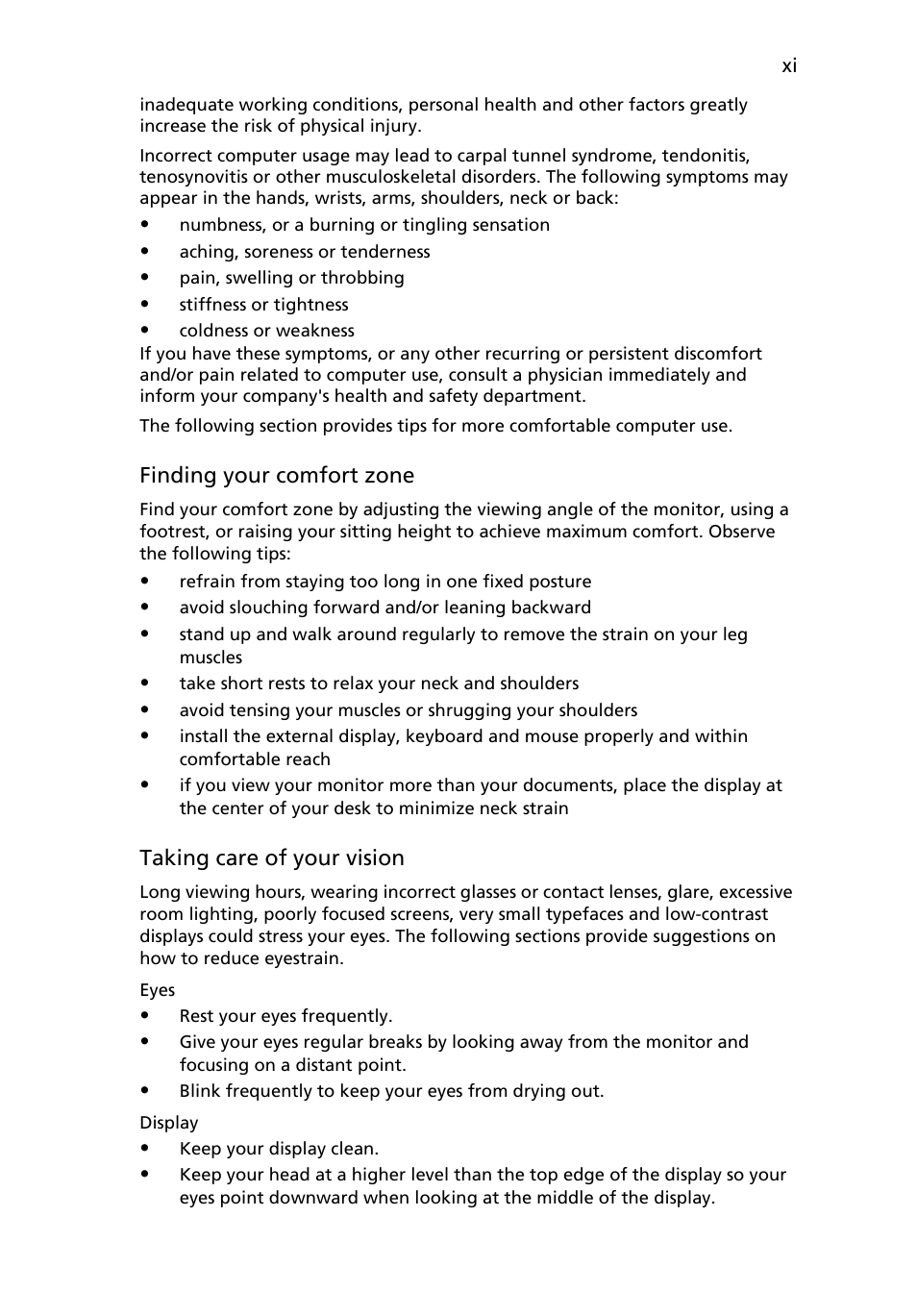 Acer Aspire 5517 User Manual | Page 11 / 74