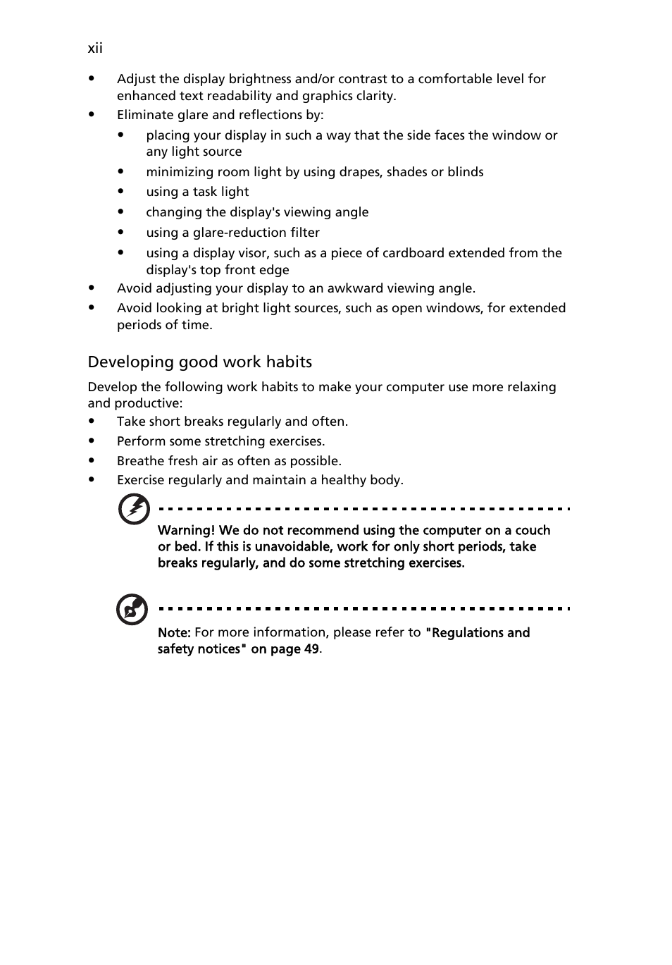 Acer Aspire 5517 User Manual | Page 12 / 74