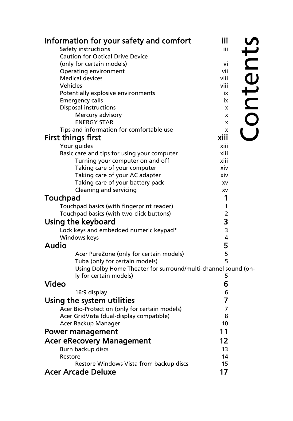 Acer Aspire 5517 User Manual | Page 17 / 74