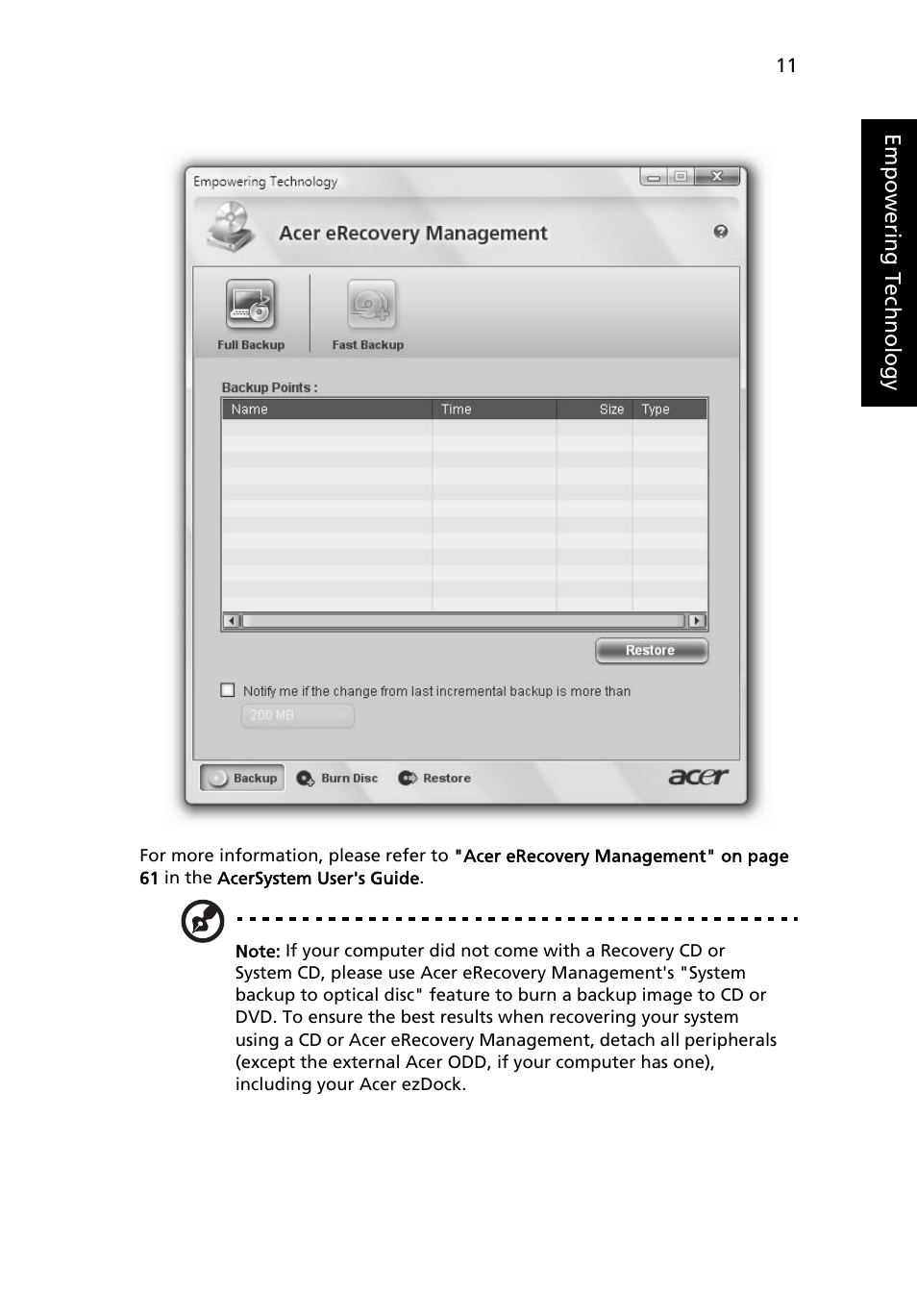 Acer TravelMate 6552 User Manual | Page 29 / 96