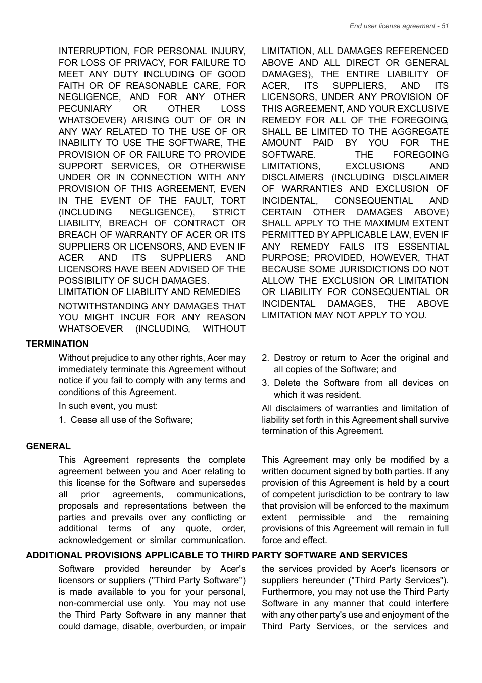 Acer B1-720 User Manual | Page 51 / 52