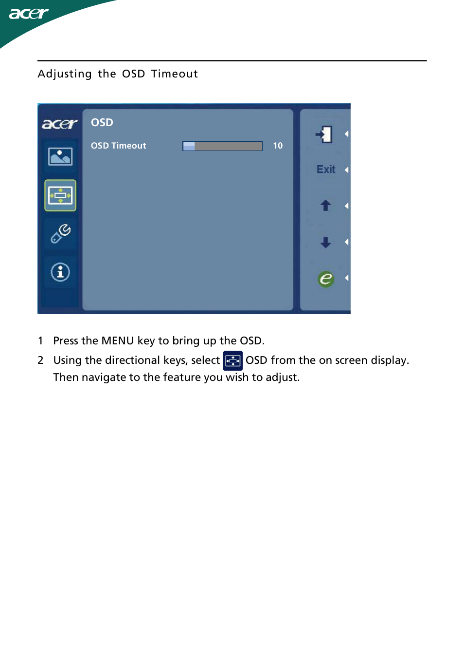 Acer H193WV User Manual | Page 17 / 23
