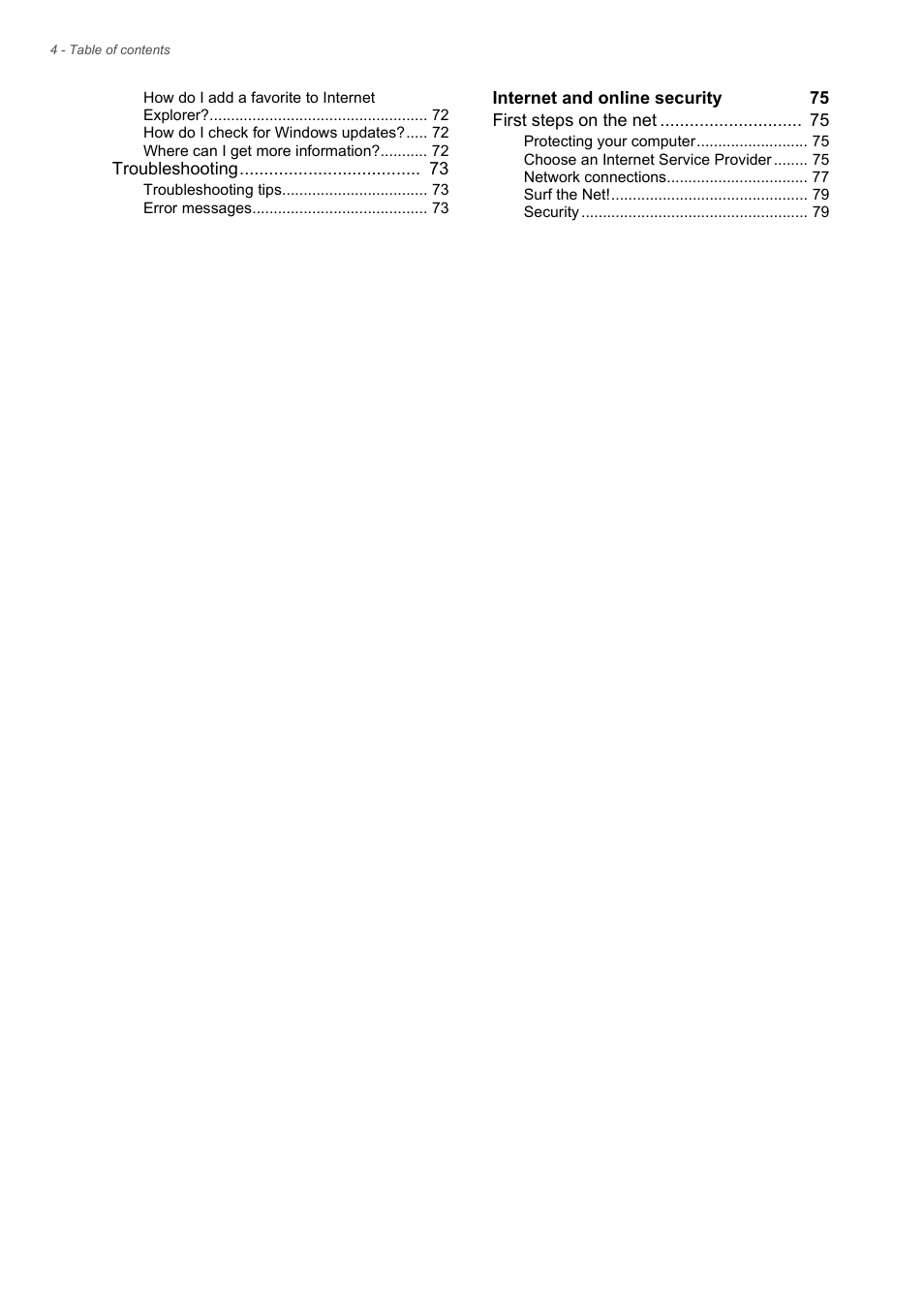 Acer Aspire V5-132 User Manual | Page 4 / 85