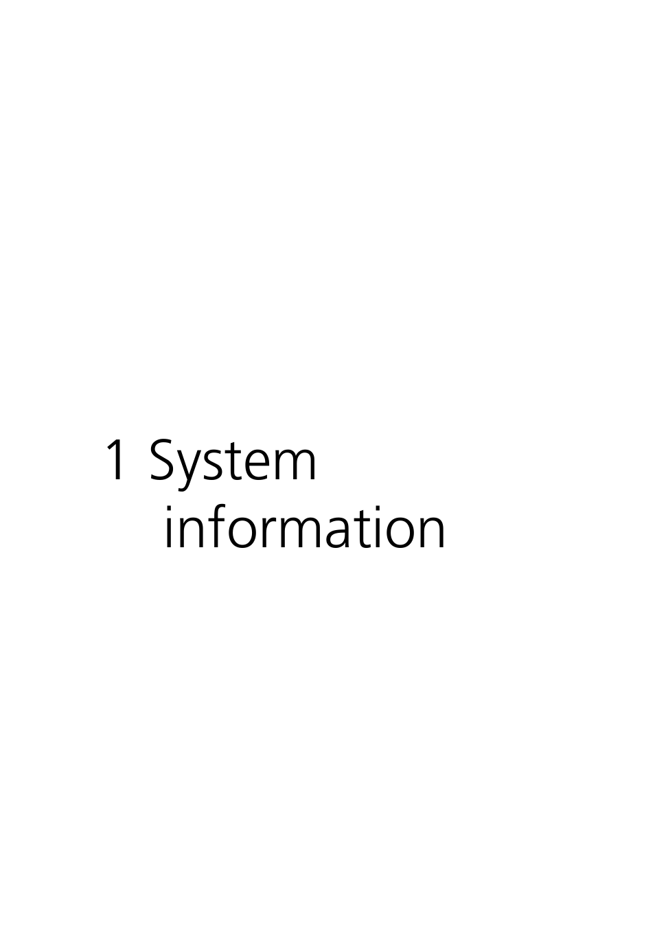 1 system information | Acer Altos R510 User Manual | Page 13 / 198