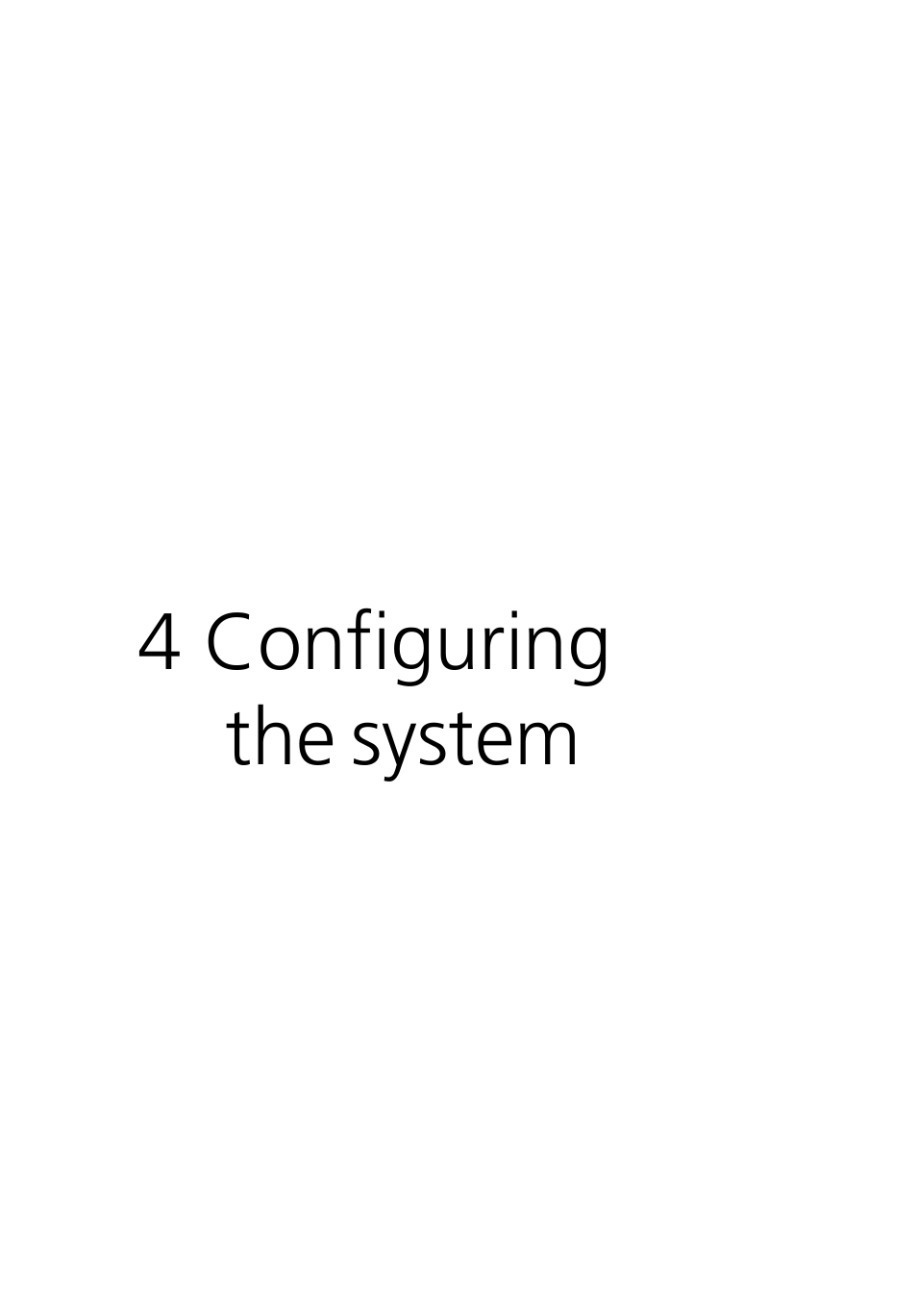 4 configuring the system, 4 configuring the, System | Acer Altos R510 User Manual | Page 41 / 198