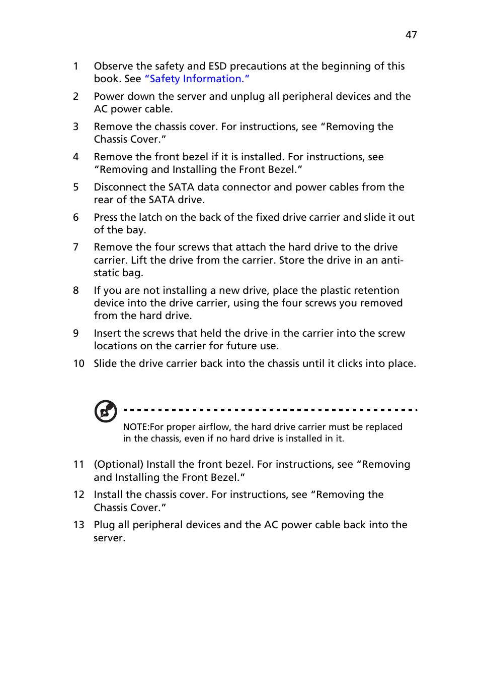 Acer Altos R510 User Manual | Page 59 / 198