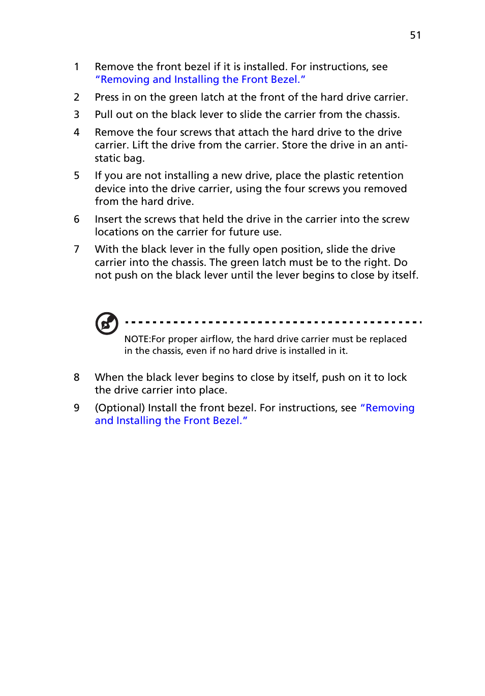 Acer Altos R510 User Manual | Page 63 / 198