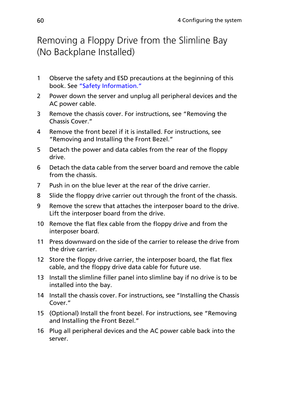 Acer Altos R510 User Manual | Page 72 / 198
