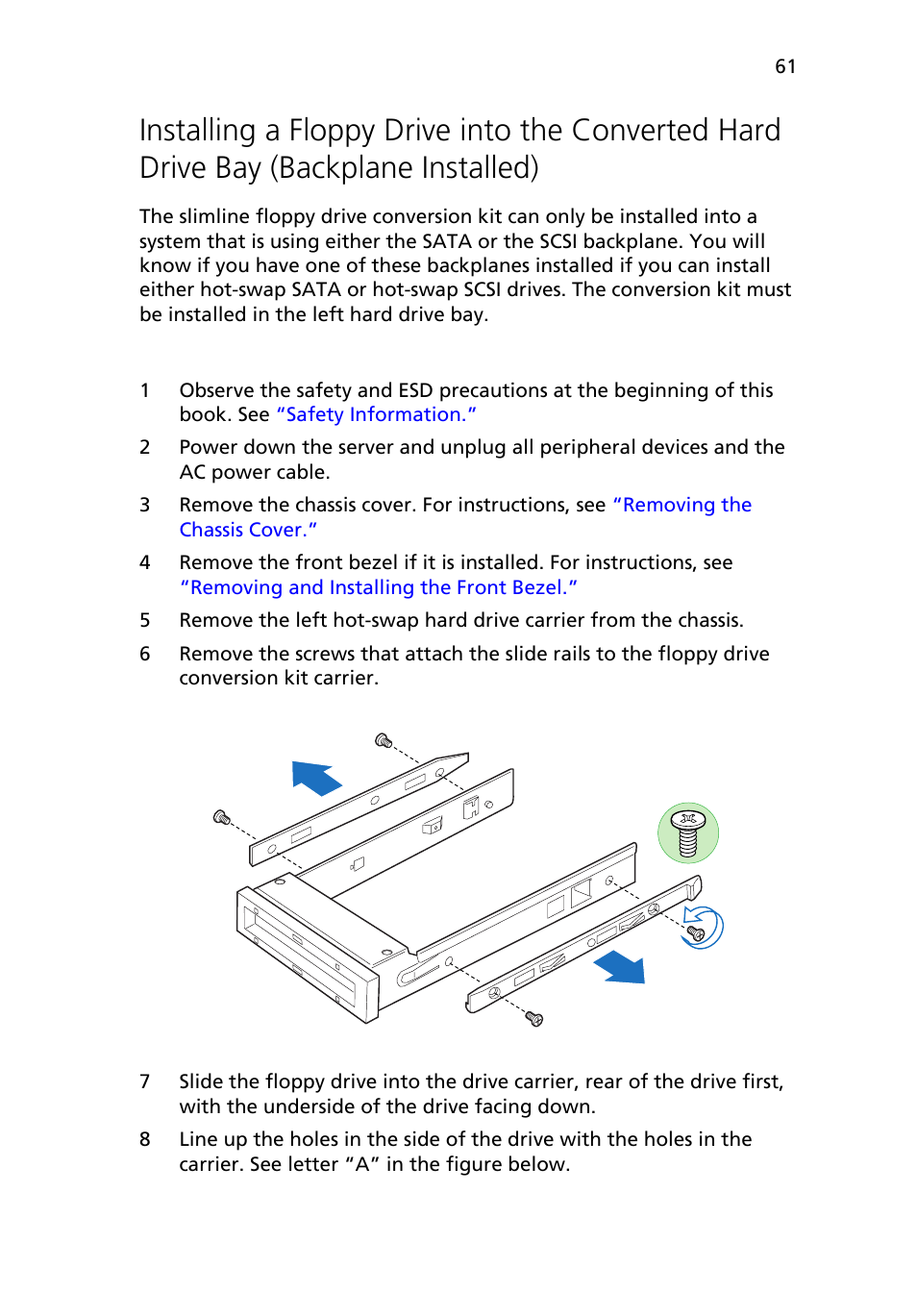 Acer Altos R510 User Manual | Page 73 / 198