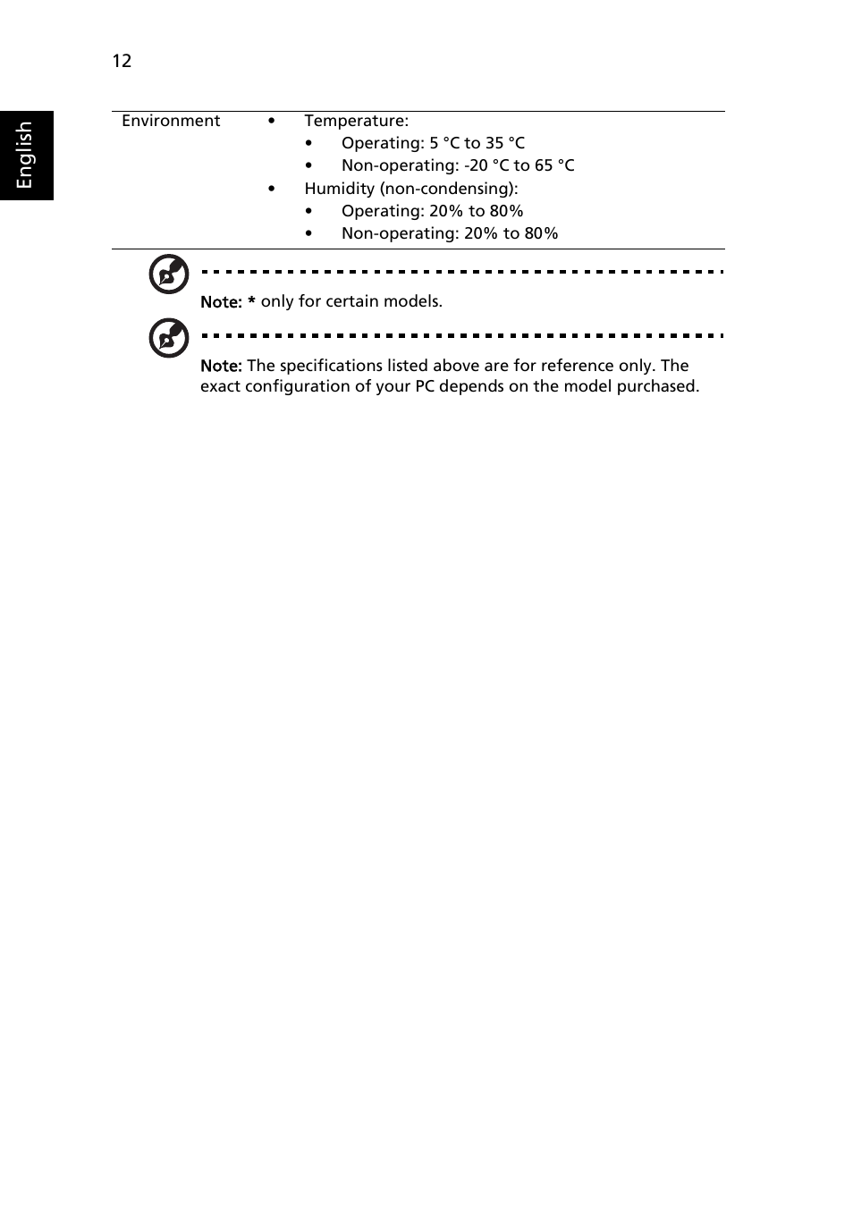 English | Acer TravelMate 4732G User Manual | Page 12 / 12