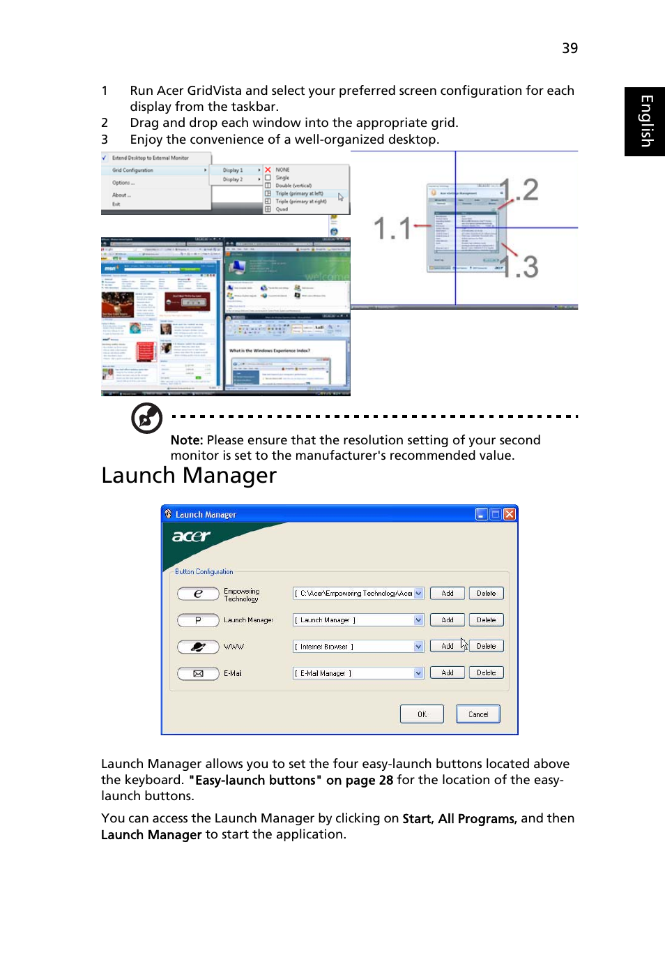 Launch manager | Acer Extensa 5010 User Manual | Page 57 / 111