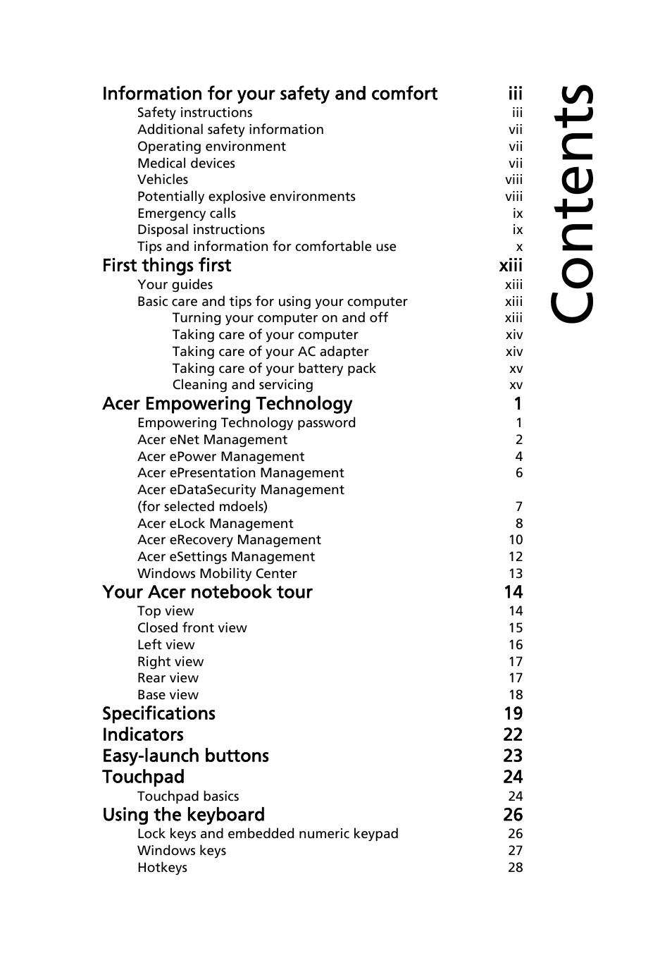 Acer Aspire 4715Z User Manual | Page 17 / 105