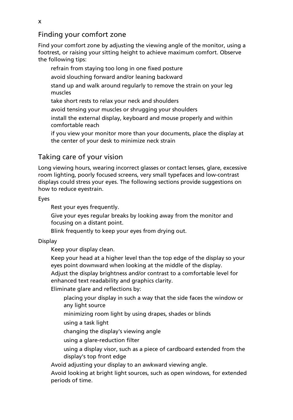 Acer Aspire 9420 User Manual | Page 10 / 109