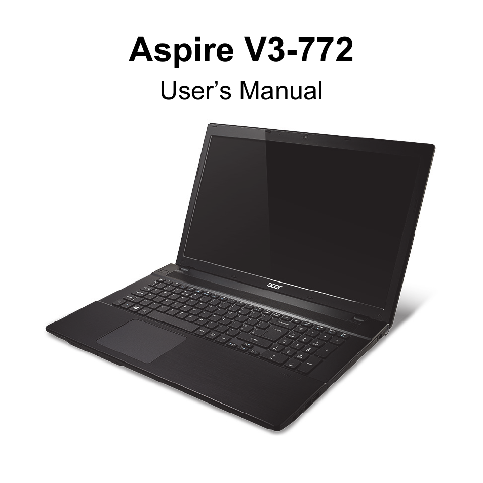 Acer Aspire V3-772G User Manual | 109 pages
