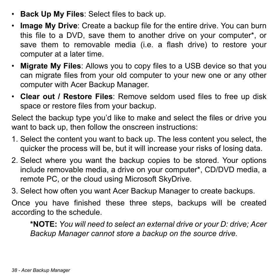 Acer Aspire V3-772G User Manual | Page 38 / 109