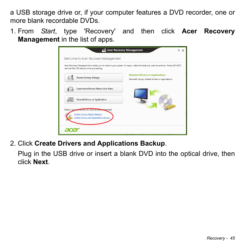 Acer Aspire V3-772G User Manual | Page 45 / 109