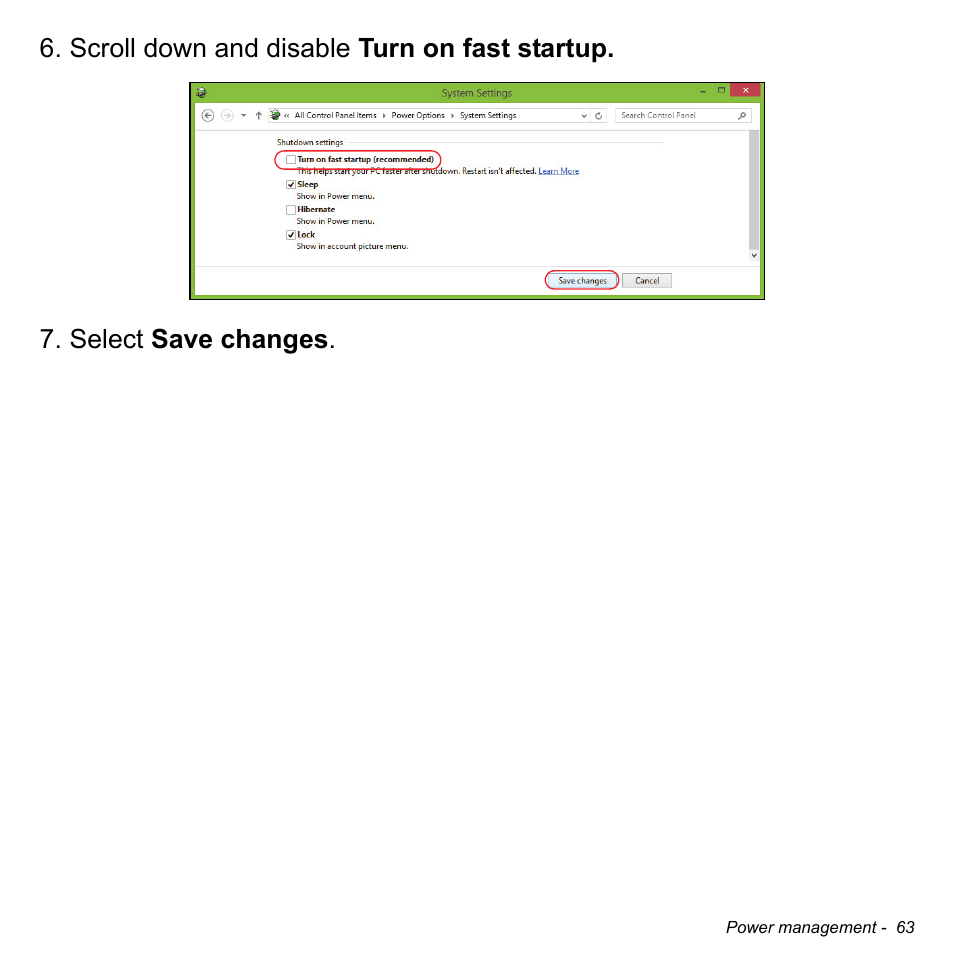 Acer Aspire V3-772G User Manual | Page 63 / 109