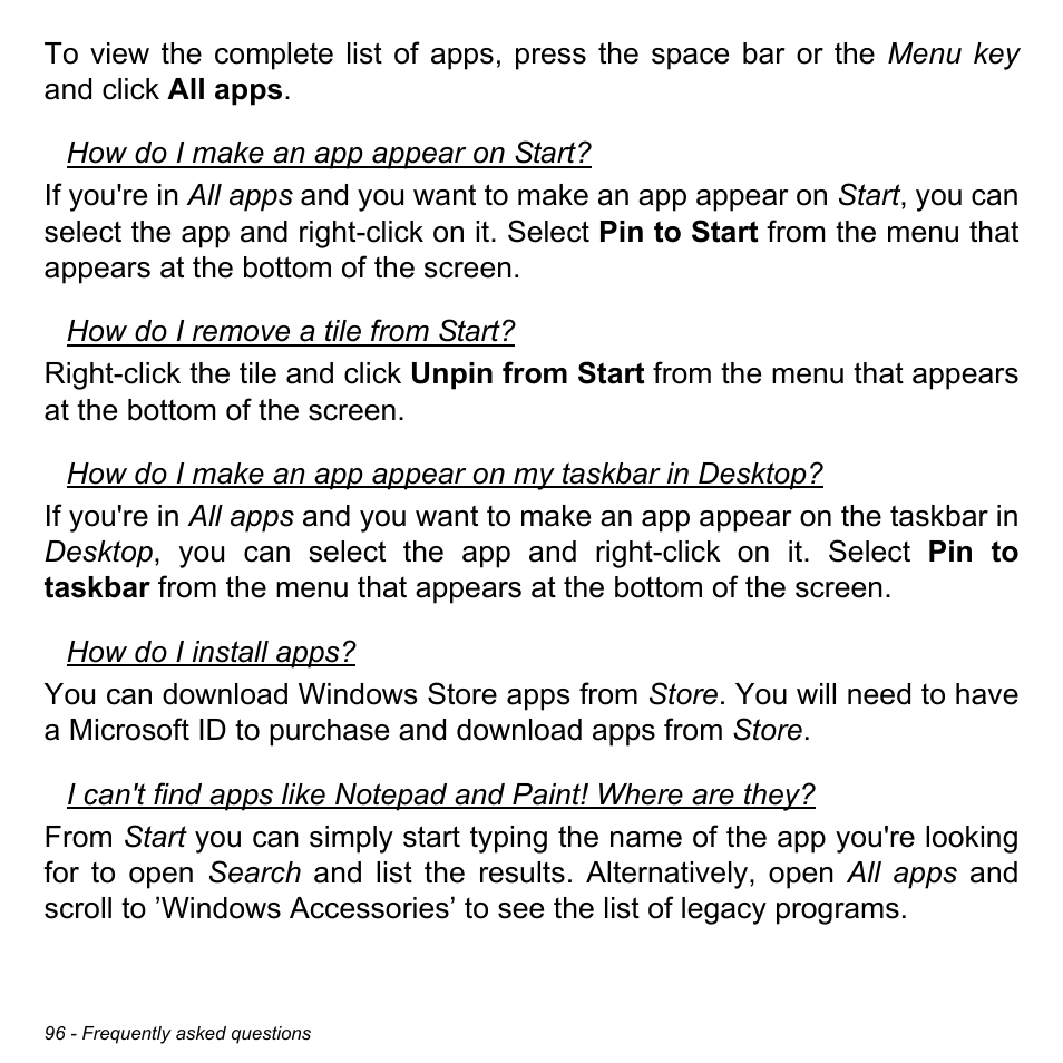 Acer Aspire V3-772G User Manual | Page 96 / 109