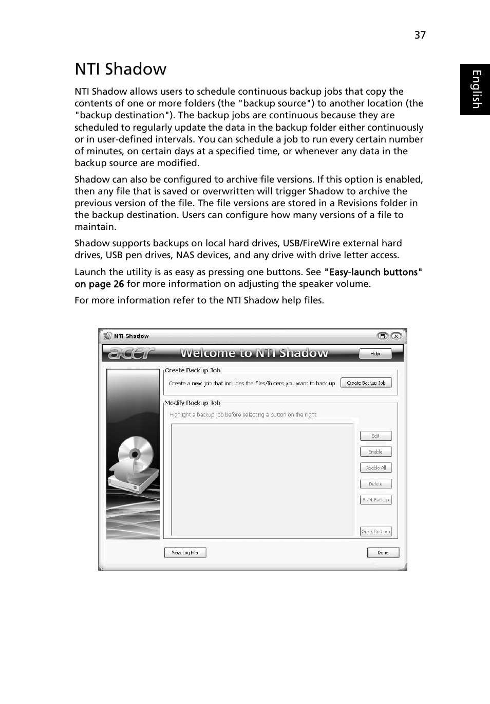 Nti shadow | Acer TravelMate 5220 User Manual | Page 55 / 98