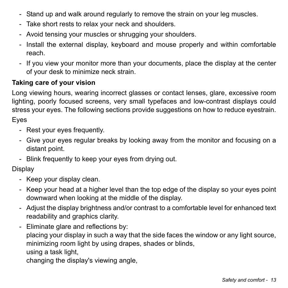 Acer W3-810P User Manual | Page 13 / 75