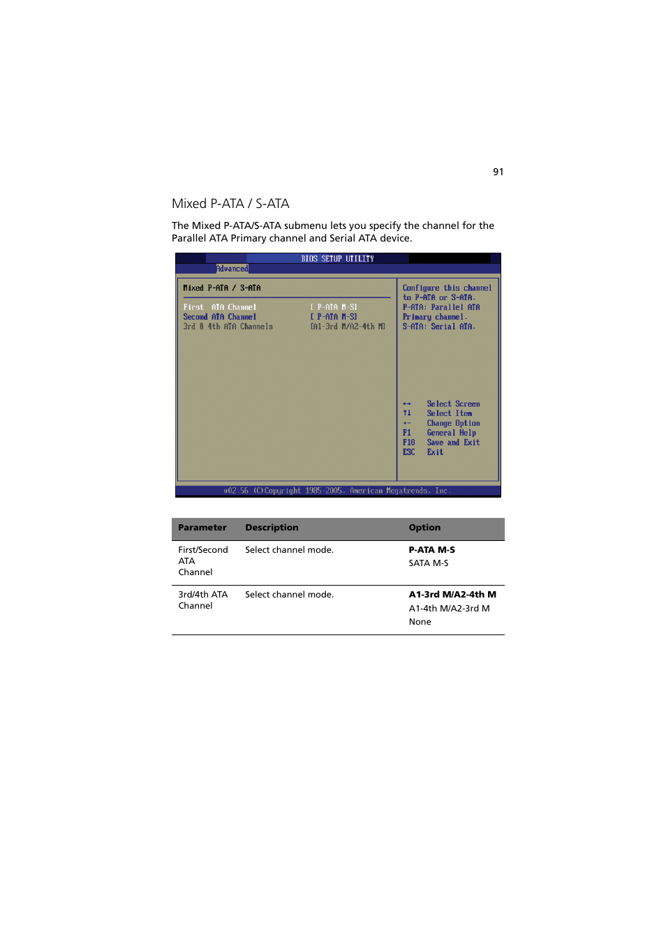 Mixed p-ata / s-ata | Acer Altos G530 User Manual | Page 101 / 190