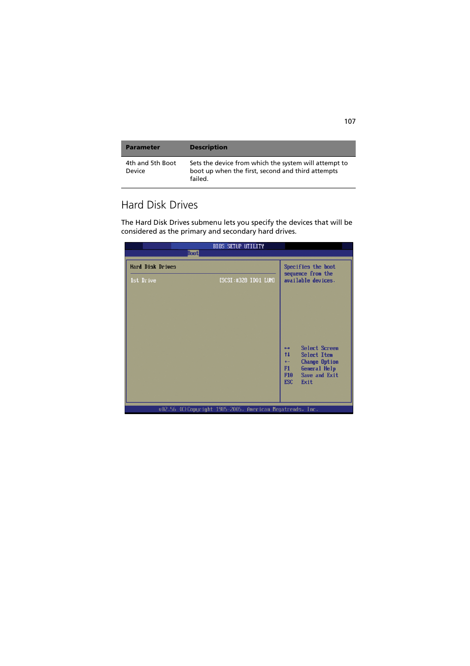 Hard disk drives | Acer Altos G530 User Manual | Page 117 / 190