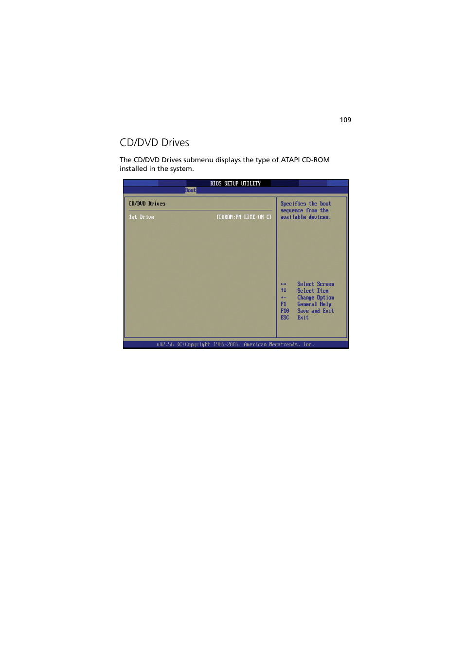 Cd/dvd drives | Acer Altos G530 User Manual | Page 119 / 190