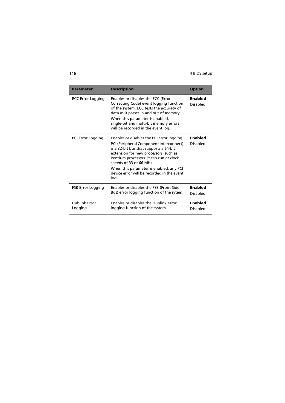 Acer Altos G530 User Manual | Page 128 / 190