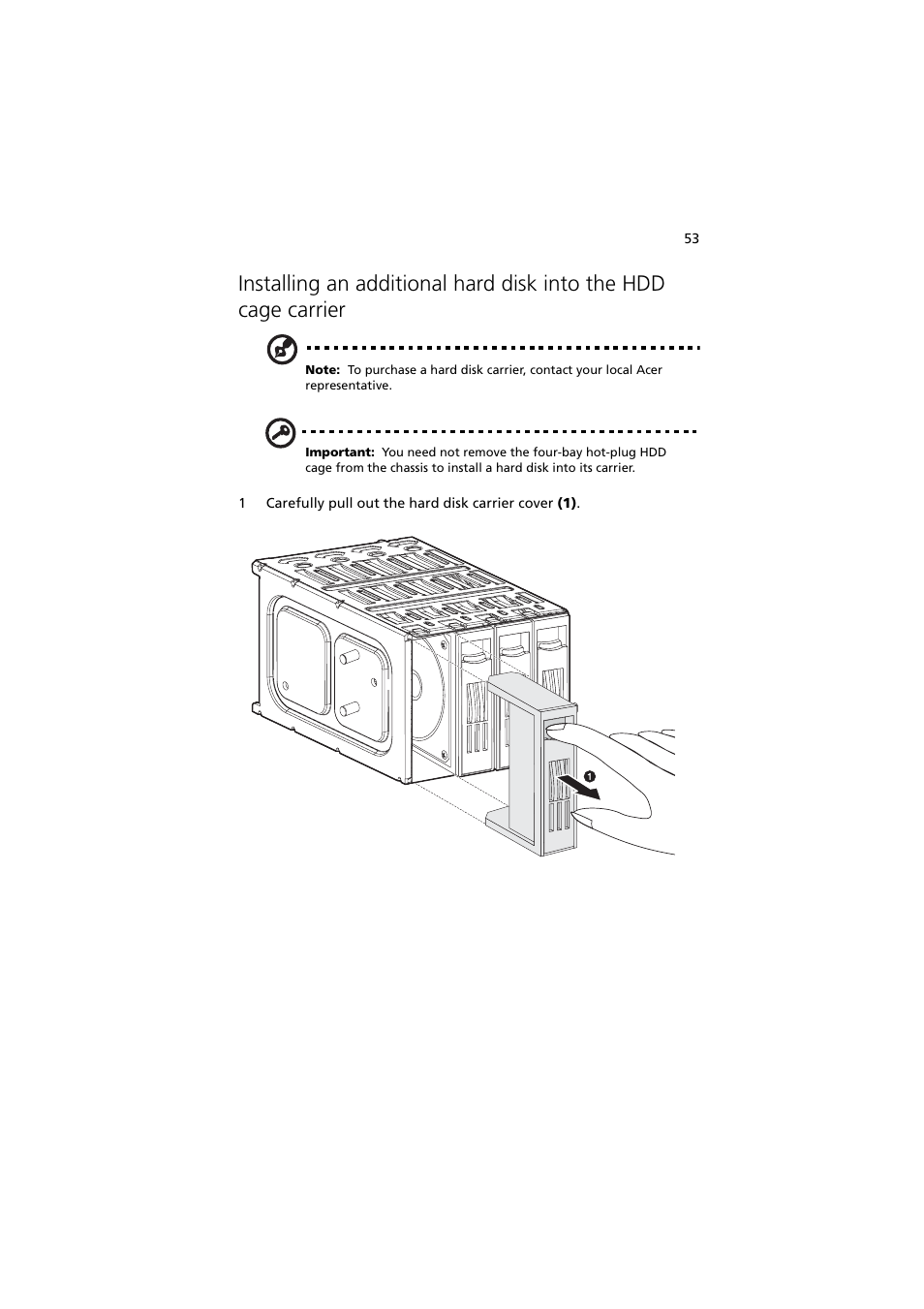 Acer Altos G530 User Manual | Page 63 / 190