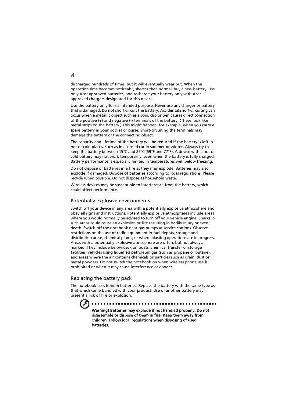 Acer Extensa 5220 User Manual | Page 6 / 98