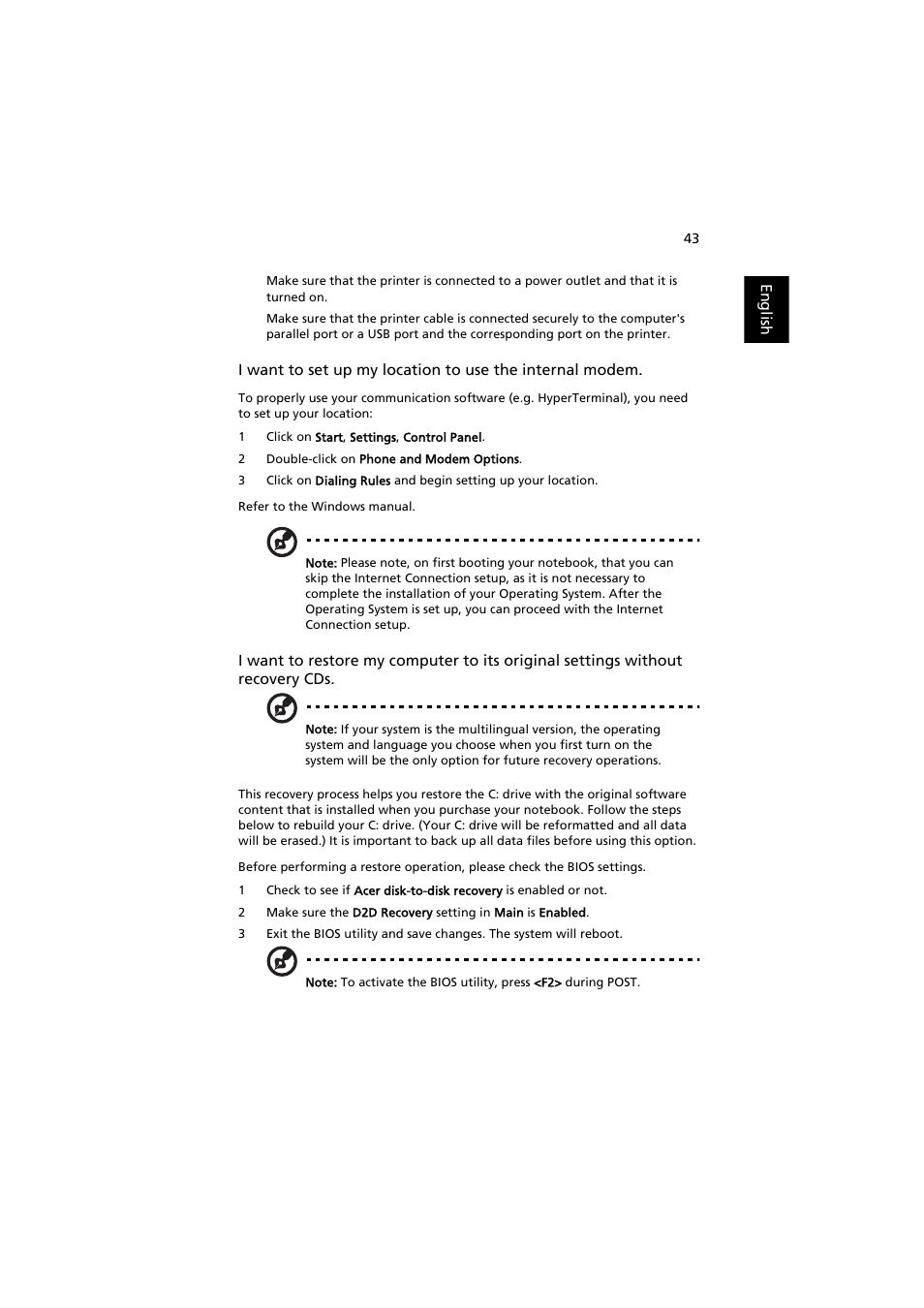 Acer Extensa 5220 User Manual | Page 61 / 98