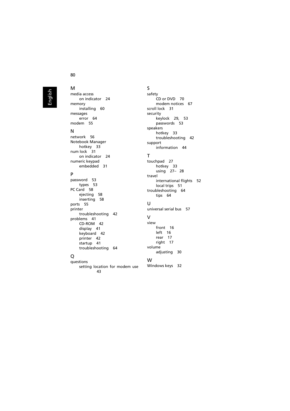 Acer Extensa 5220 User Manual | Page 98 / 98