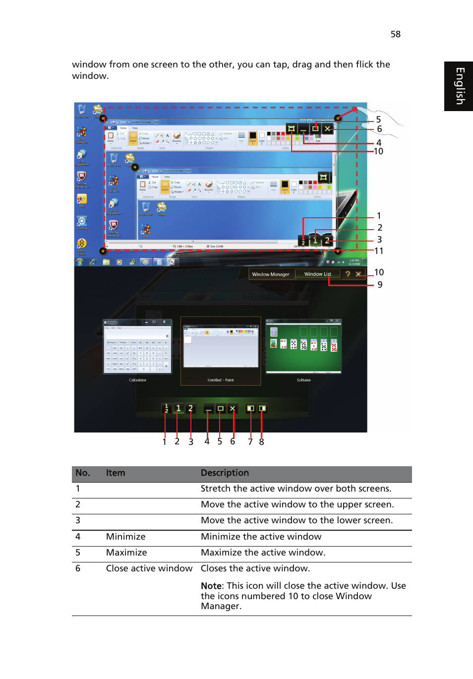 Eng lis h | Acer ICONIA User Manual | Page 76 / 110