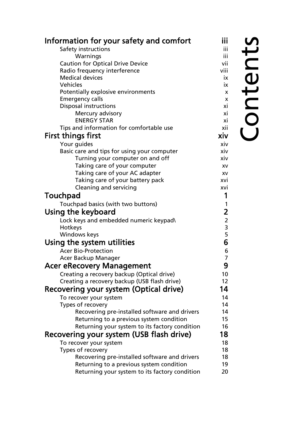 Acer Aspire 4352G User Manual | Page 17 / 79