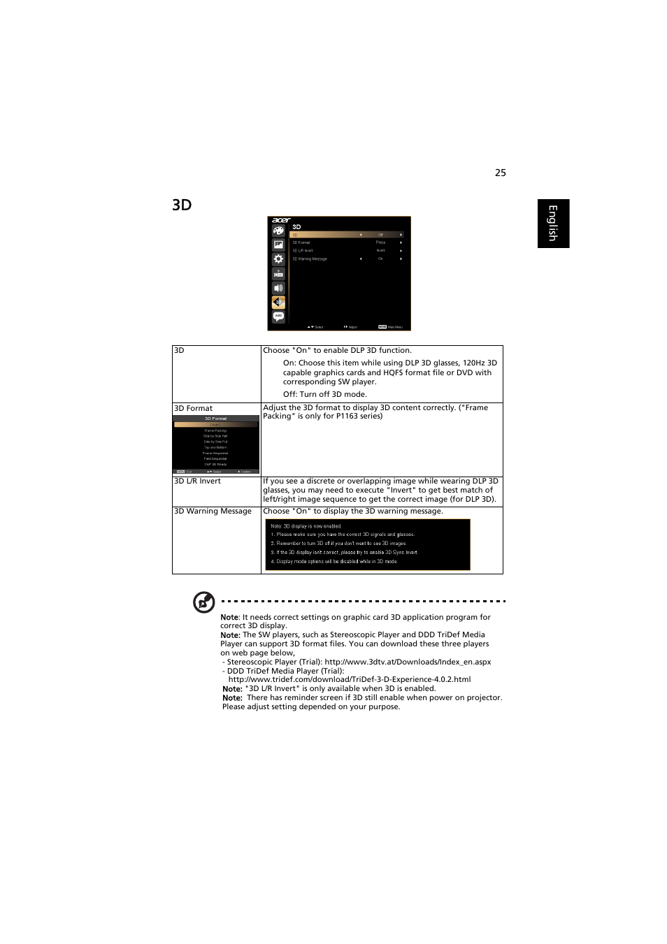 Acer P1163 User Manual | Page 35 / 57