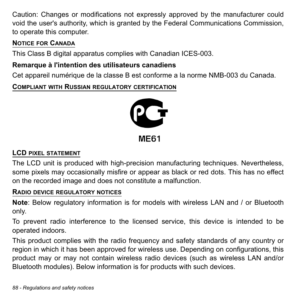 Acer TravelMate X313-M User Manual | Page 88 / 92