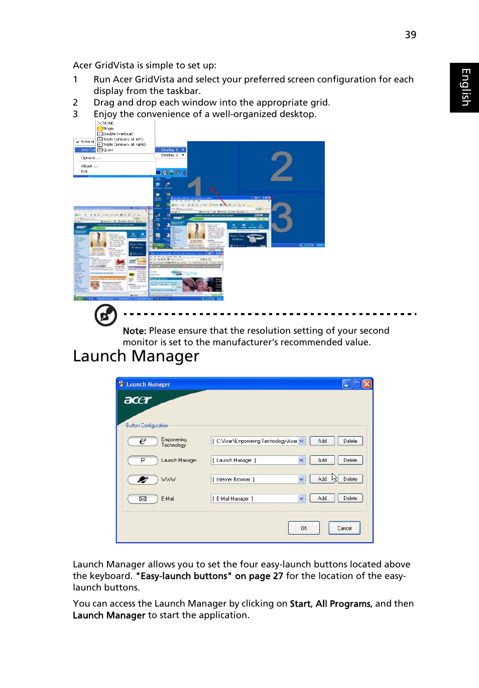 Launch manager | Acer Aspire 5100 User Manual | Page 53 / 107