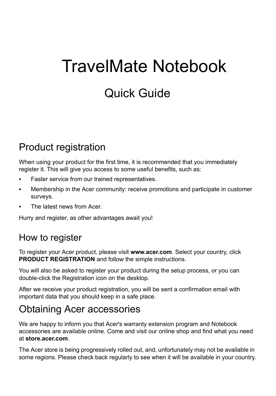 Acer TravelMate P453-MG User Manual | 10 pages