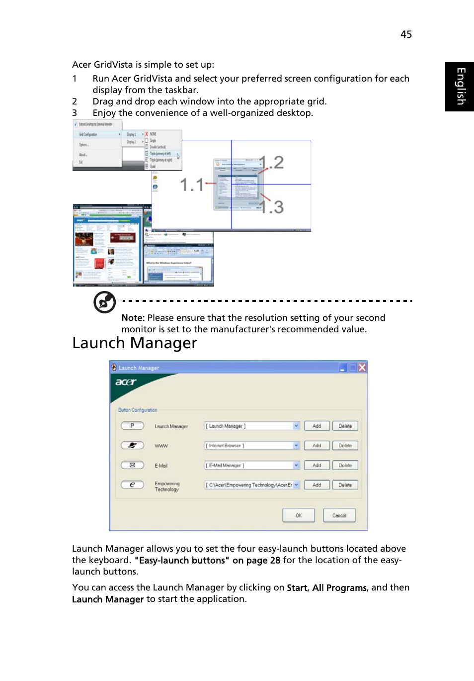 Launch manager | Acer Aspire 5580 User Manual | Page 65 / 126