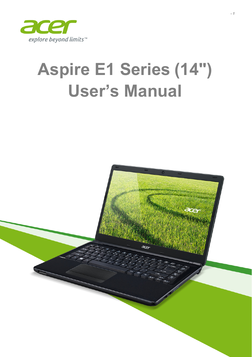 Acer Aspire E1-472 User Manual | 85 pages